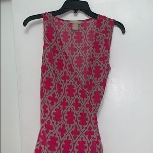 Banana republic print wrap around dress